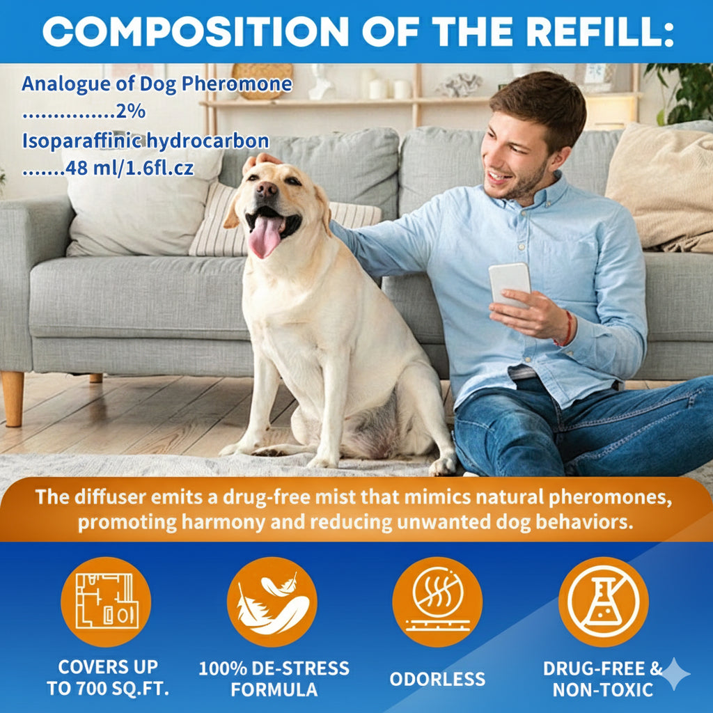 Dog Calming Diffuser Refills (2/4/6 Pack)