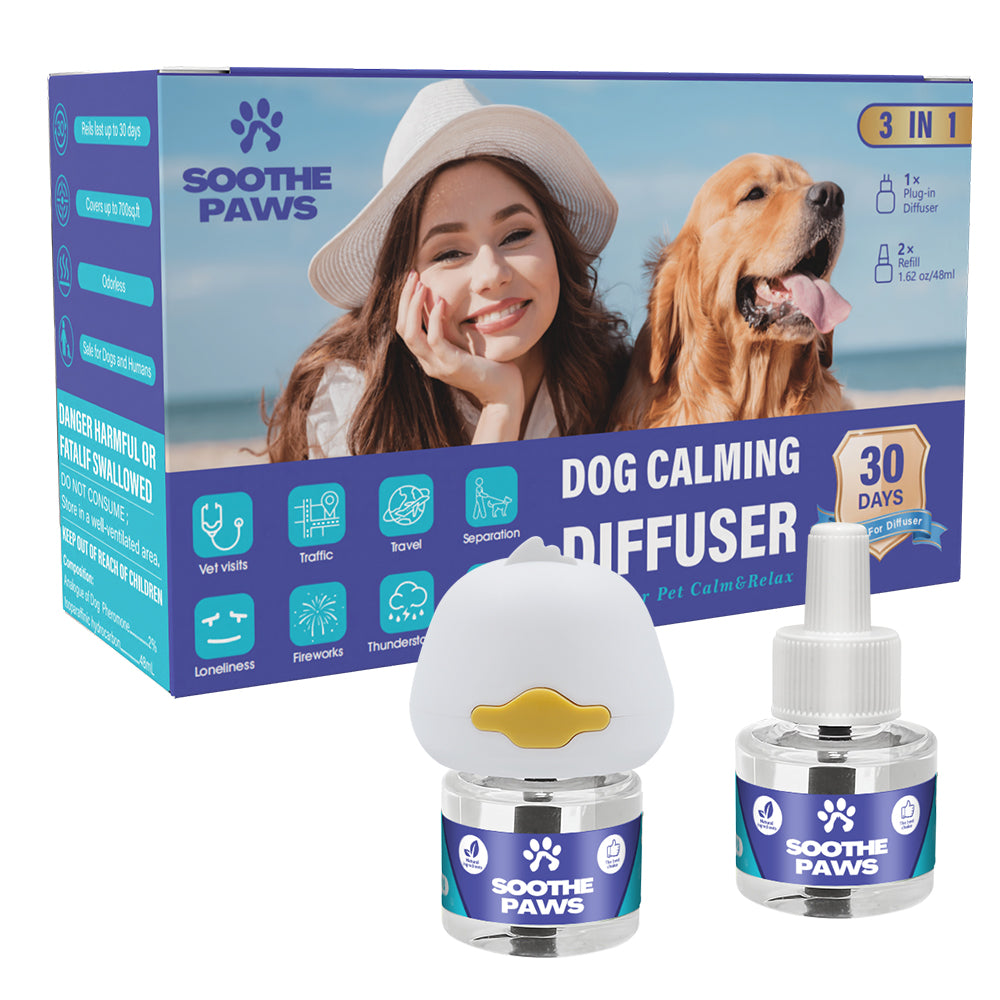 Dog Calming Diffuser Kit, 1 Diffuser + 2 Refills