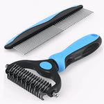 dematting and deshedding rake for pets, Dogs & Cats - thumbnail 1