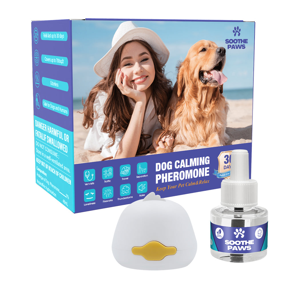 Dog Calming Diffuser Kit, 1 Diffuser + 2 Refills