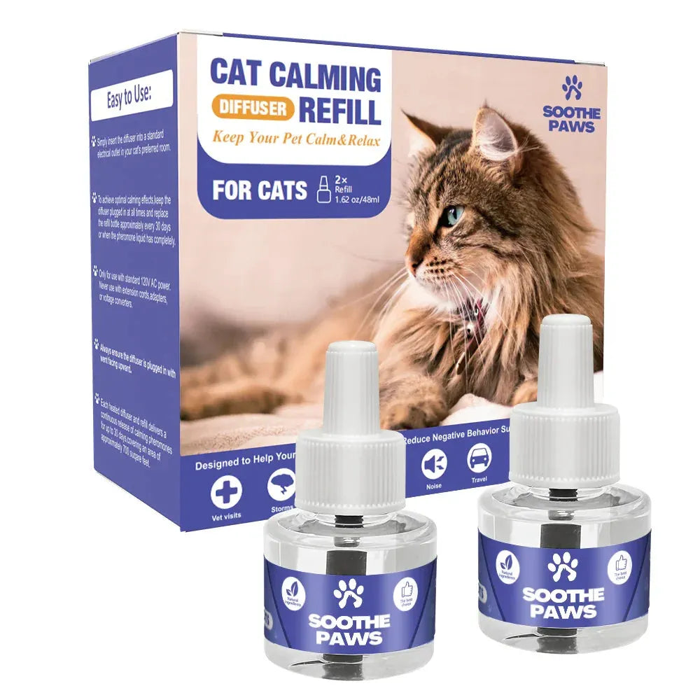 Cat Calming Diffuser Refills – 2 / 4 / 6 Pack (30 Days Each)