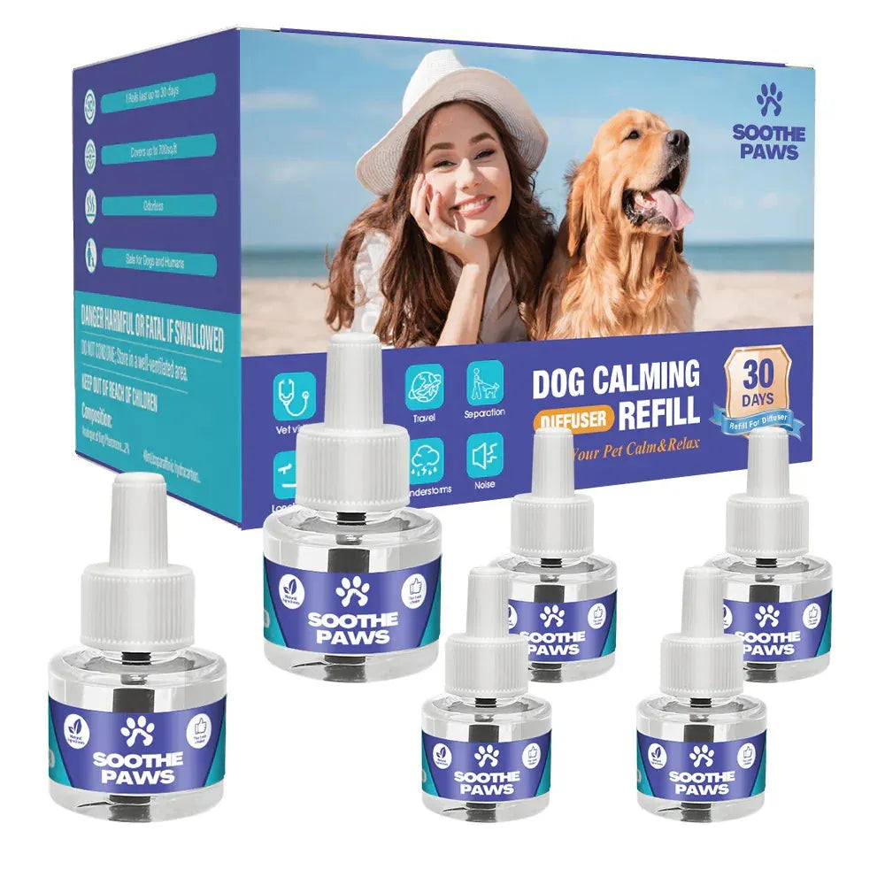 Dog Calming Diffuser Refills – 2 / 4 / 6 Pack (30 Days Each Refill)