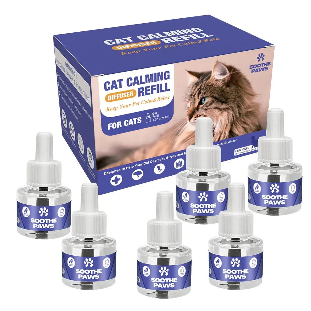 Cat Calming Diffuser Refills – 2 / 4 / 6 Pack (30 Days Each)