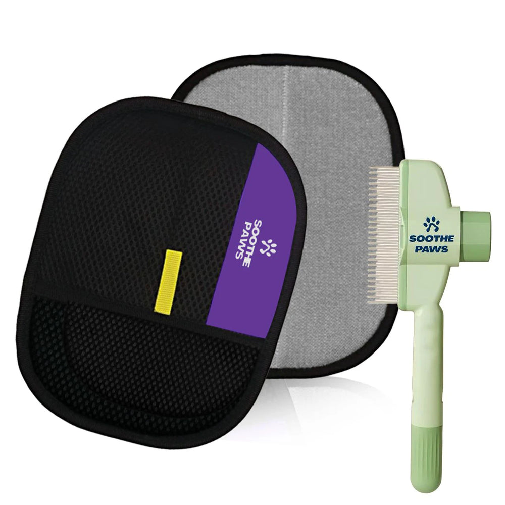 pet grooming brush and hair removal glove+ Pet Hair Removal Glove