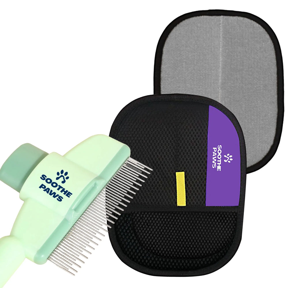 pet grooming brush and hair removal glove+ Pet Hair Removal Glove