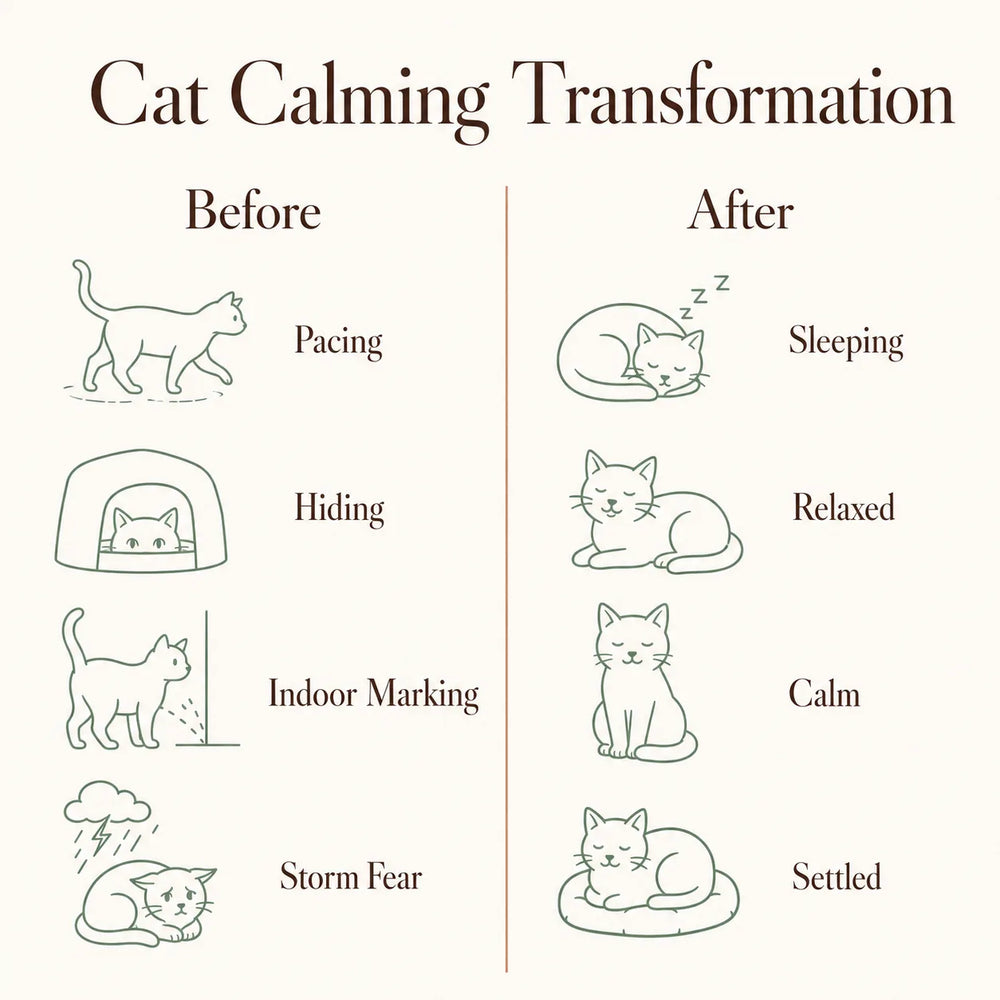 Cat Calming Diffuser Starter Kit, F3 Pheromone | SoothePaws