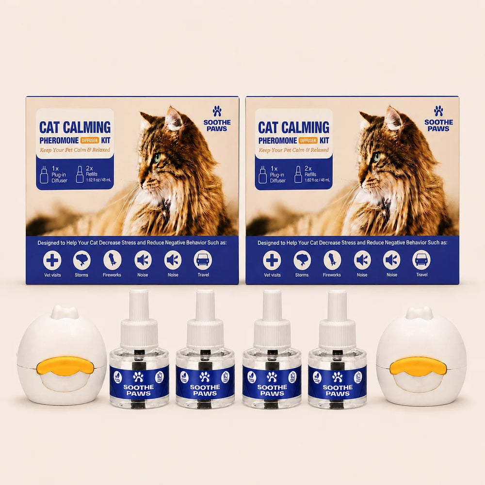 Cat Calming Diffuser Starter Kit, F3 Pheromone | SoothePaws