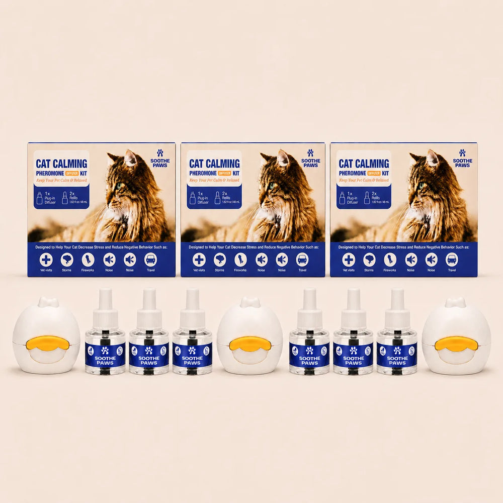 Cat Calming Diffuser Starter Kit, F3 Pheromone | SoothePaws