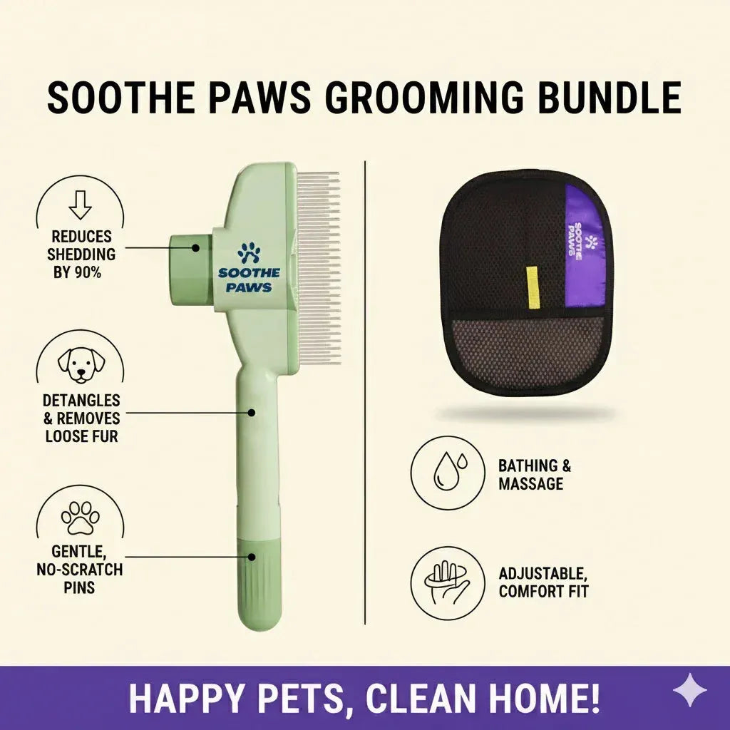 Self‑Cleaning Slicker Brush for Pets (Dogs & Cats)