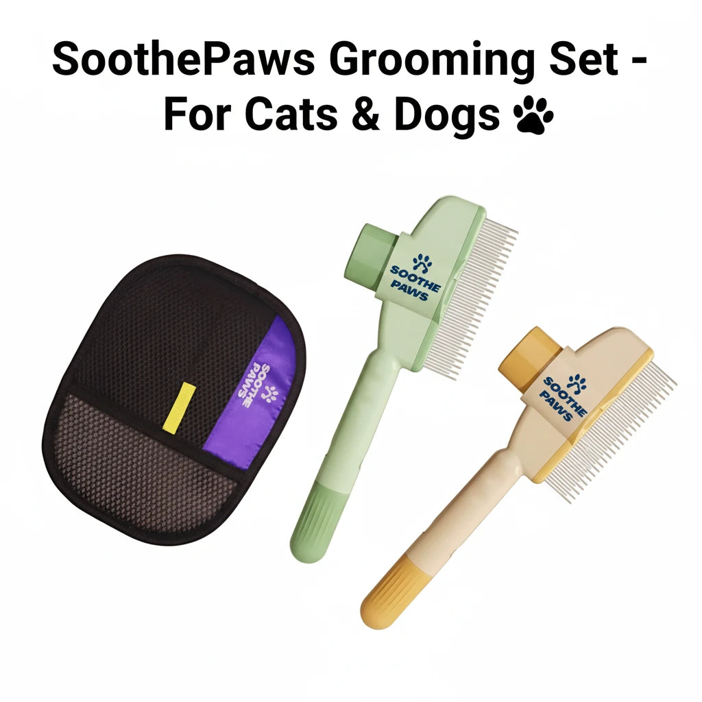Grooming Combo: Hair Glove + Magic Brush