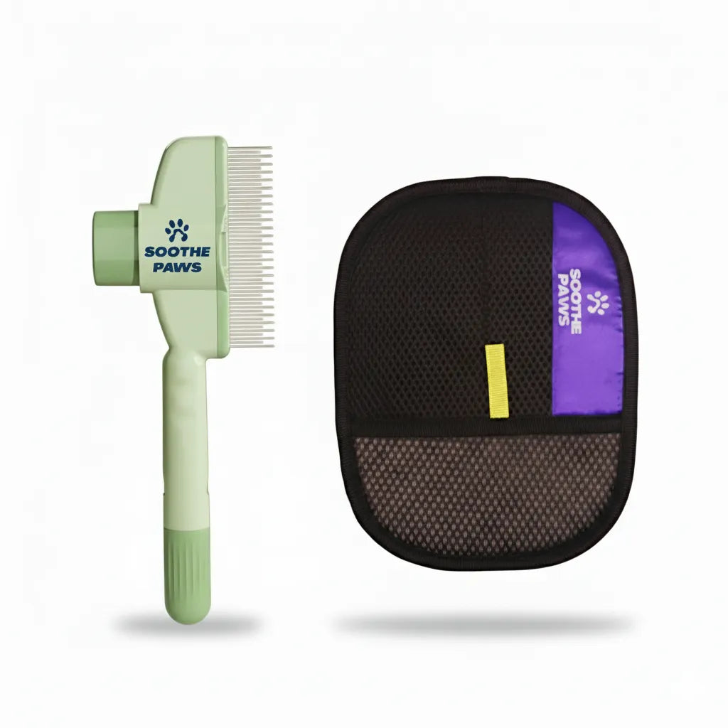 Grooming Combo: Hair Glove + Magic Brush