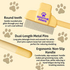 Self‑Cleaning Slicker Brush for Pets