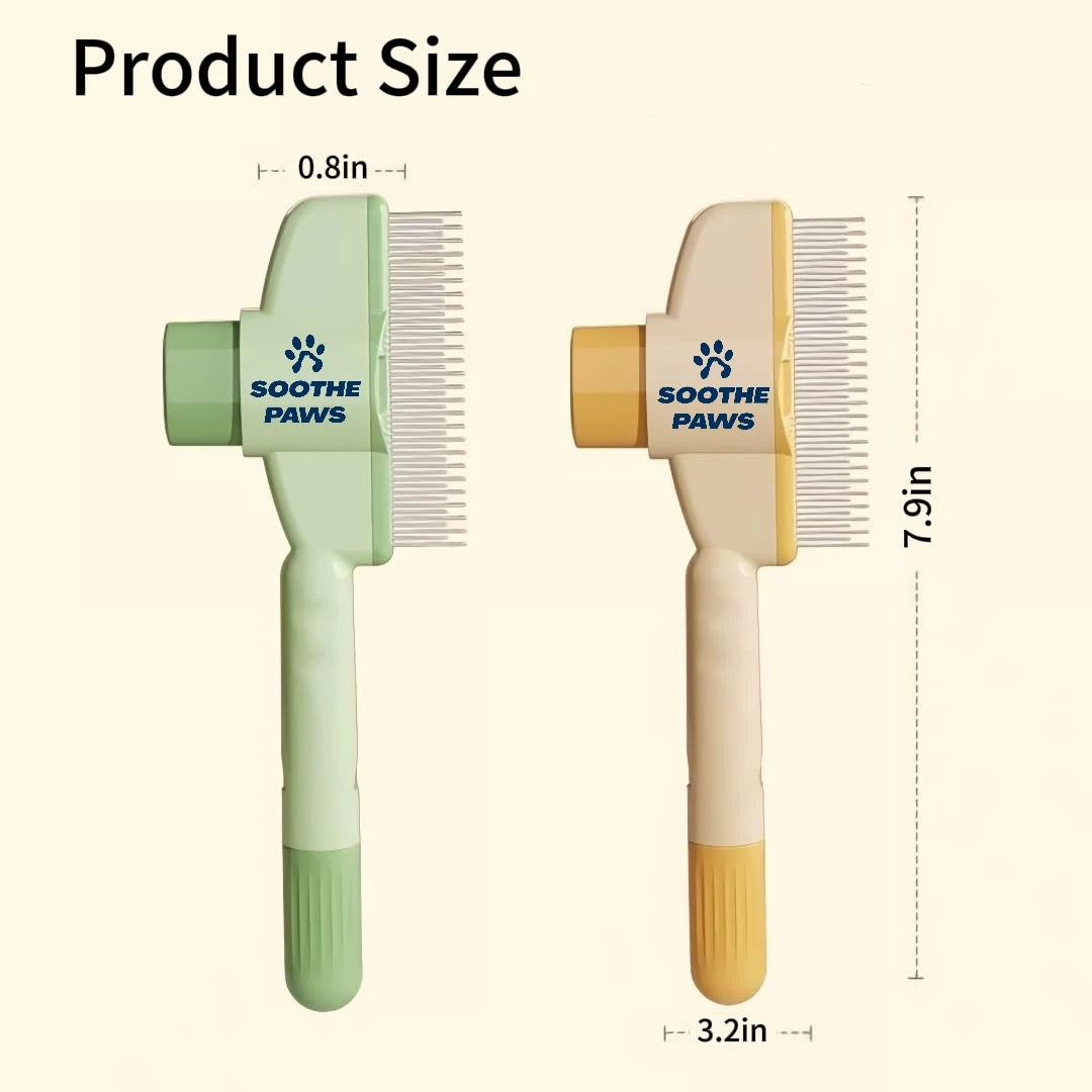 Self‑Cleaning Slicker Brush for Pets